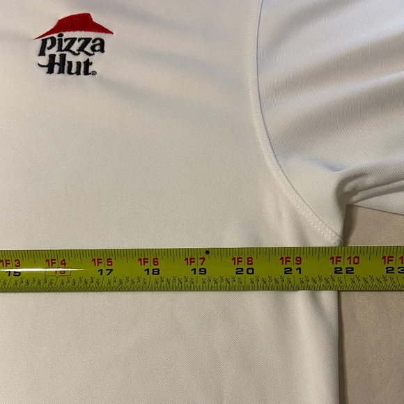 Nike Dri-FIT Pizza Hut Polo Shirt Men’s Medium White | Sporty Workwear Activewea - Picture 8 of 9